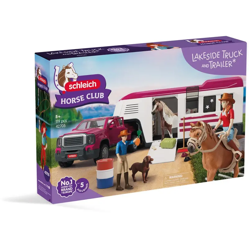 Schleich Lakeside Lastbil Og Trailer 1