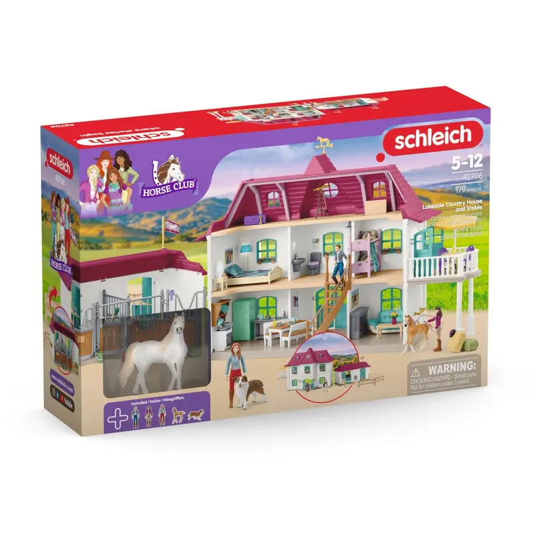 Schleich Landhus Ved Søen Og Stald 1