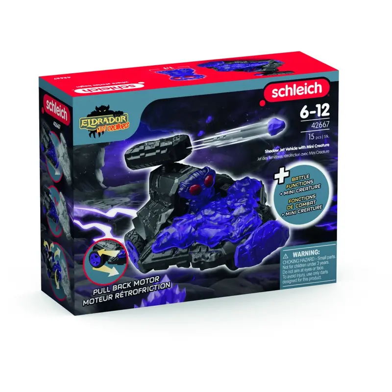 Schleich Shadow Jet Køretøj Med Mini-Kreatur 1