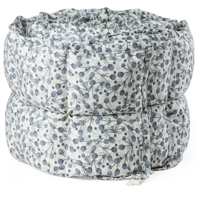 Sebra Blue Olive Baby Sengerand Kapok 1