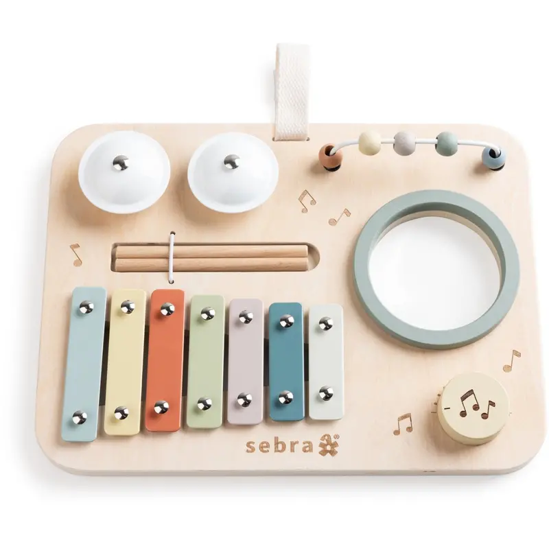 Sebra Wooden Aktivitetspanel Musik 1