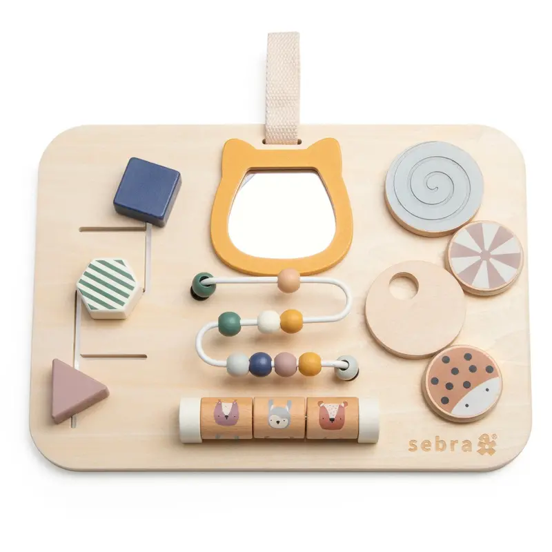 Sebra Woodland Aktivitetspanel Wooden 1