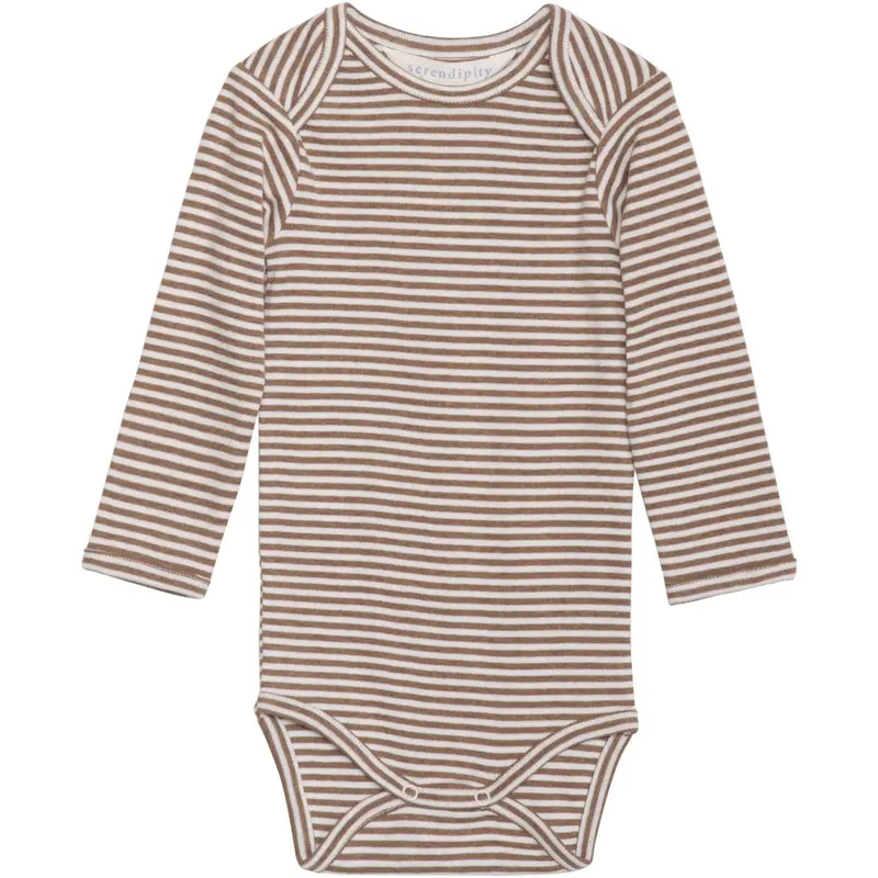 Serendipity Almond/Offwhite Baby Body Stripe 1