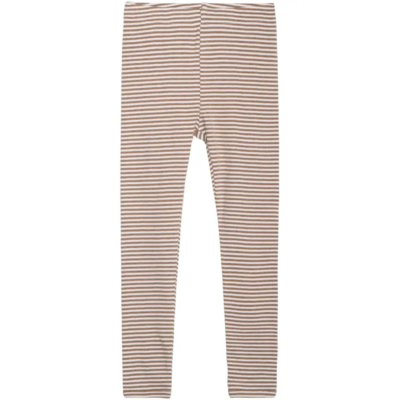 Serendipity Almond/Offwhite Leggings Stripe 1