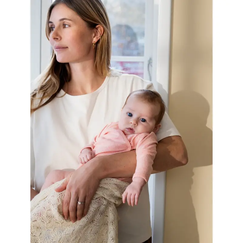 Serendipity Coral Newborn Slå-Om Body 3