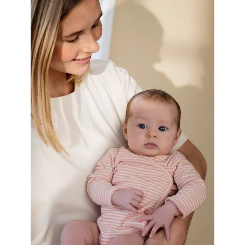 Serendipity Coral Newborn Slå-Om Body 4