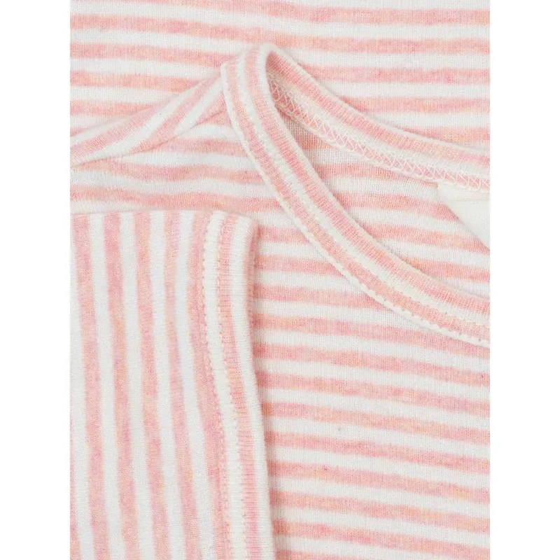 Serendipity Coral/Offwhite T-Shirt Stripe 3