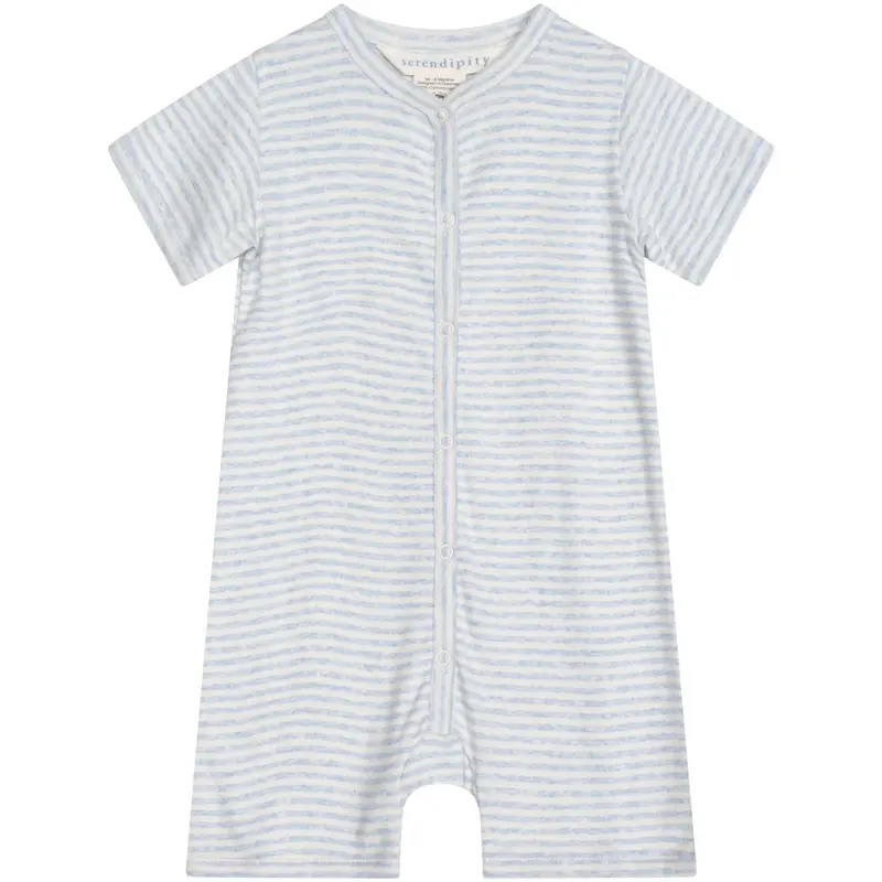 Serendipity Mist/Offwhite Baby Kort Dragt Stripe 1