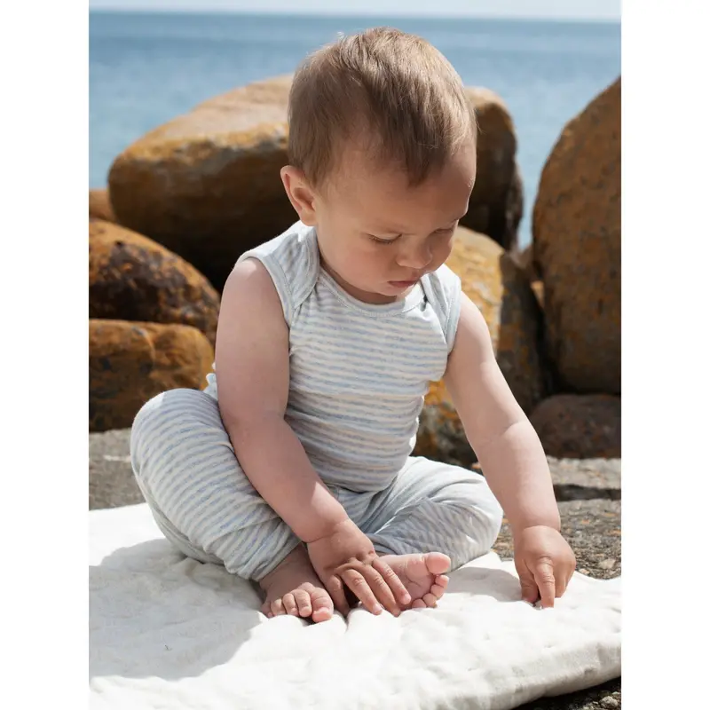 Serendipity Mist/Offwhite Baby Tank Stripe 2
