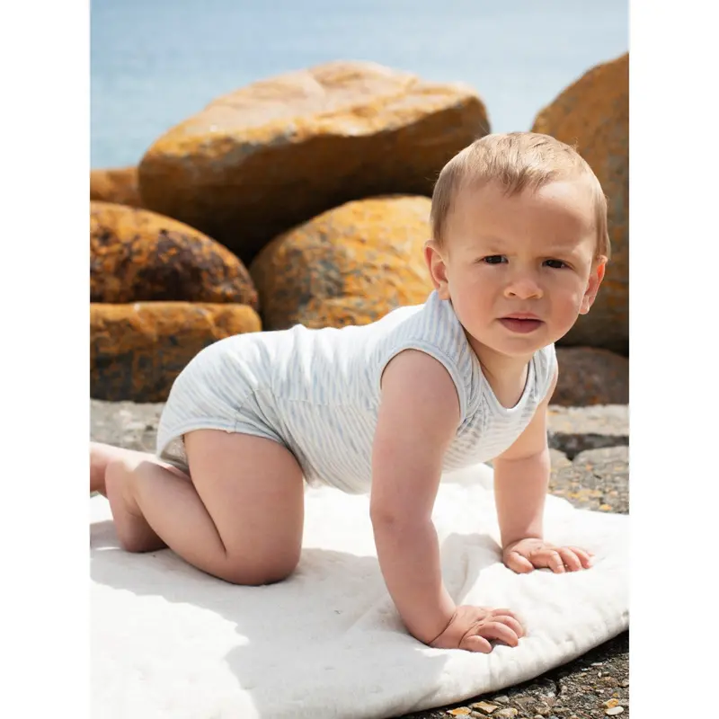 Serendipity Mist/Offwhite Baby Tank Stripe 3