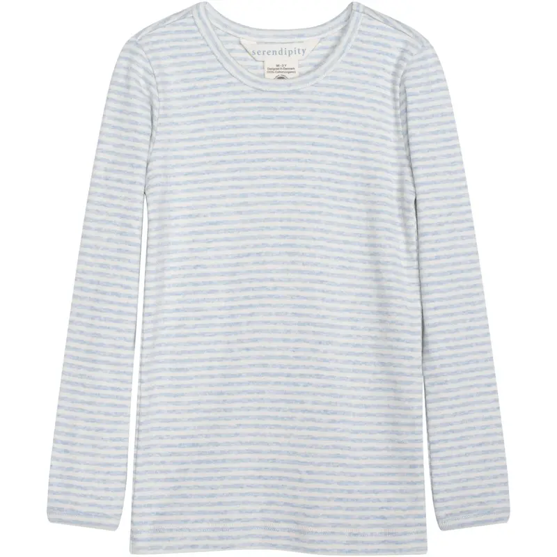 Serendipity Mist/Offwhite Slim Bluse Stripe 1