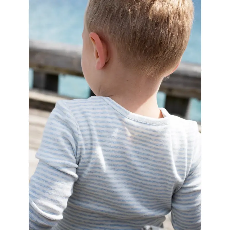 Serendipity Mist/Offwhite Slim Bluse Stripe 4