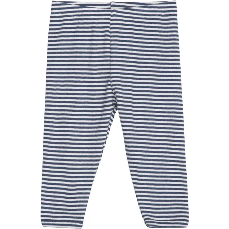 Serendipity Navy/Offwhite Baby Leggings Stripe 1