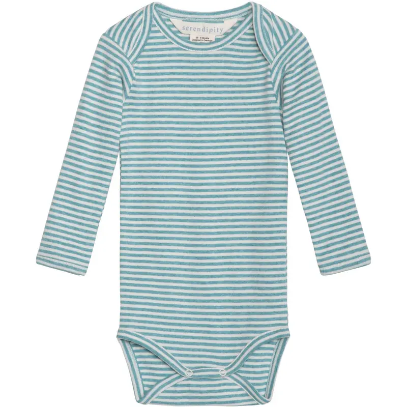Serendipity Nile/Offwhite Baby Body Stripe 1