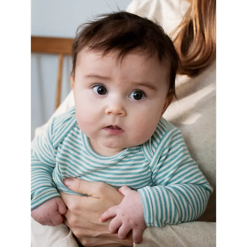 Serendipity Nile/Offwhite Baby Body Stripe 2