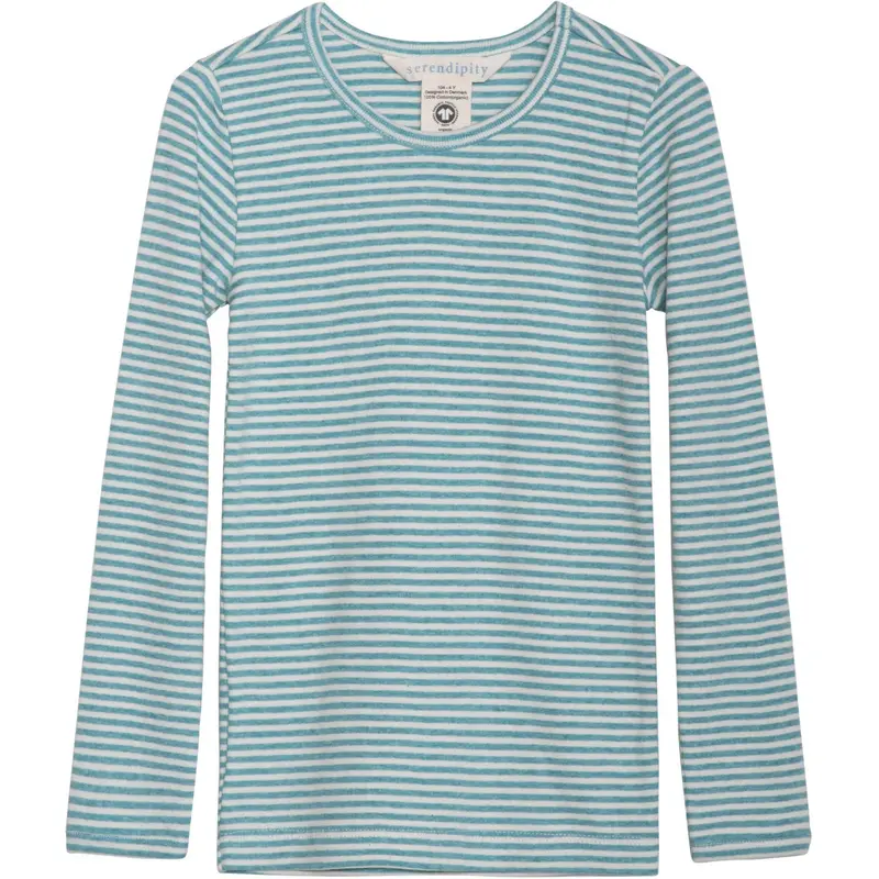 Serendipity Nile/Offwhite Slim Bluse Stripe 1