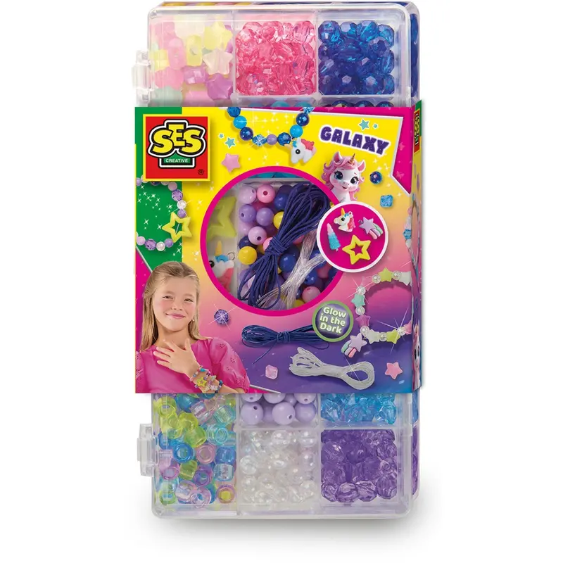 Ses Creative Smykkesæt Galaxy Perler 1