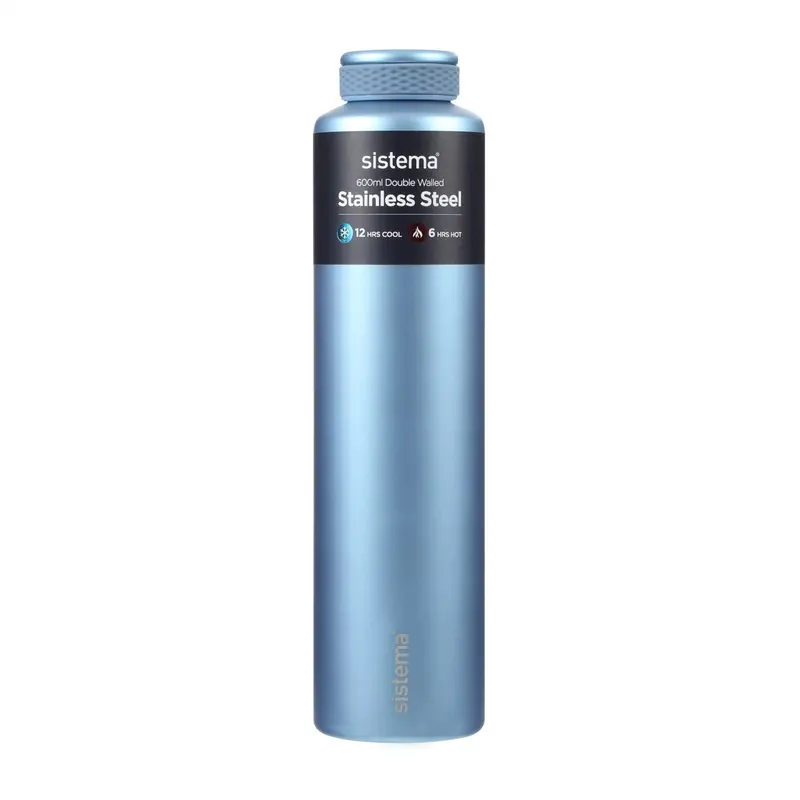 Sistema Peace Blue Stainless Steel Drikkedunk 600 Ml 1