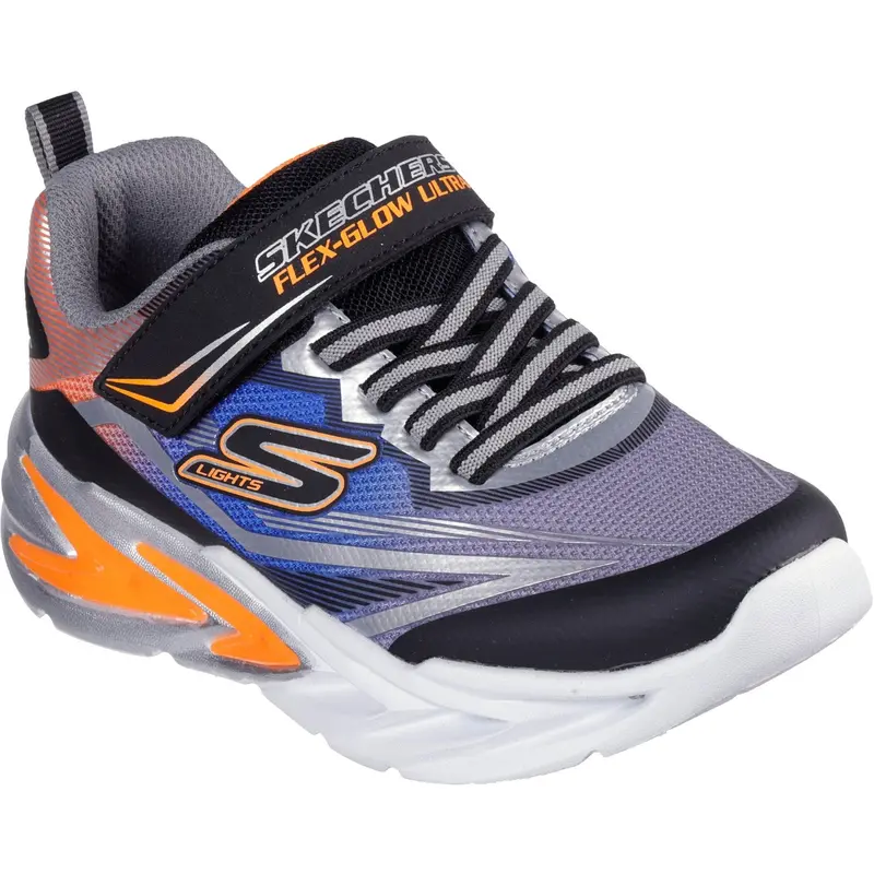 Skechers Black S-Lights: Flex-Glow Ultra 1