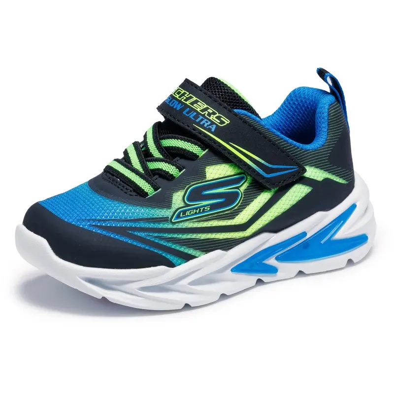 Skechers Black S Lights Flex-Glow Ultra 2