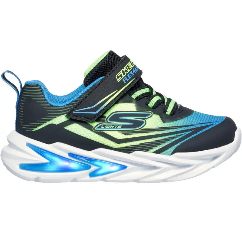 Skechers Black S Lights Flex-Glow Ultra 4