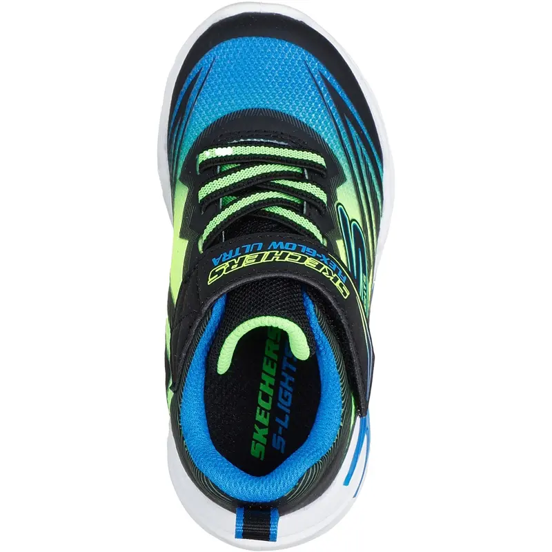 Skechers Black S Lights Flex-Glow Ultra 6