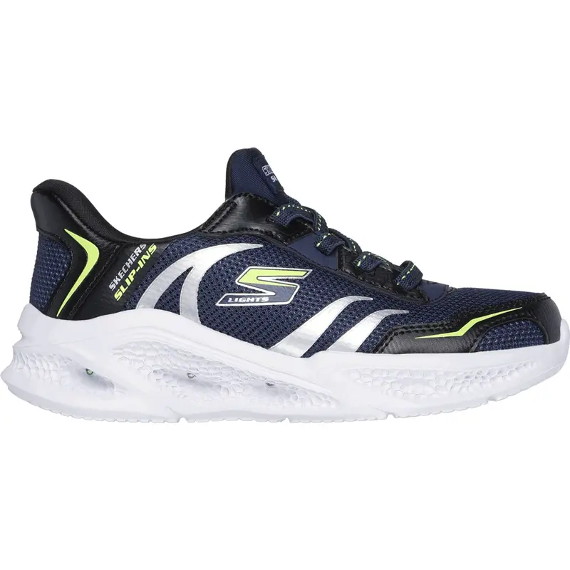 Skechers Navy Slip-Ins: S-Lights: Meteor-Lights - Brisk-Beams 3