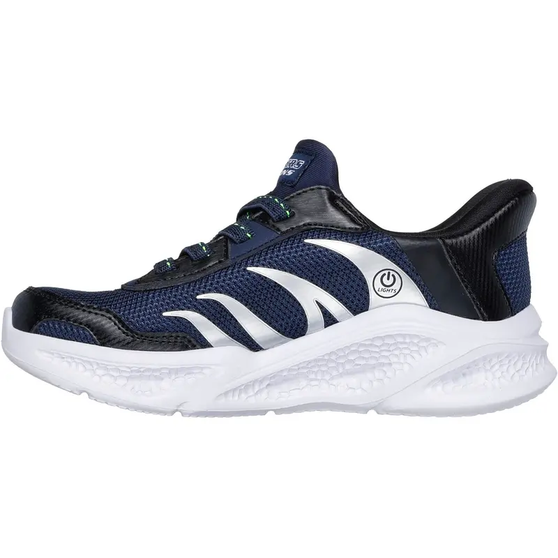 Skechers Navy Slip-Ins: S-Lights: Meteor-Lights - Brisk-Beams 4