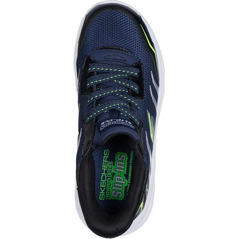 Skechers Navy Slip-Ins: S-Lights: Meteor-Lights - Brisk-Beams 6