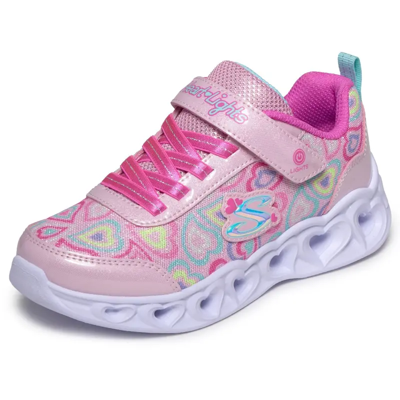 Skechers Pink Heart Lights - Boogie Love 4
