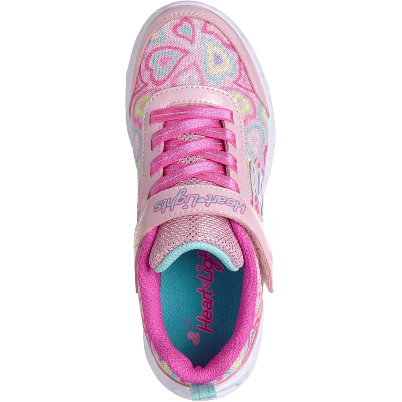 Skechers Pink Heart Lights - Boogie Love 5