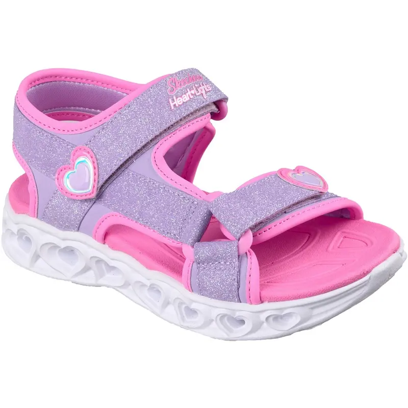Skechers Purple Heart Lights Sandaler 1
