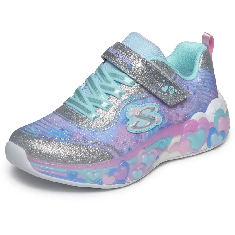 Skechers Silver S-Lights: Eternal Heart Lights 4