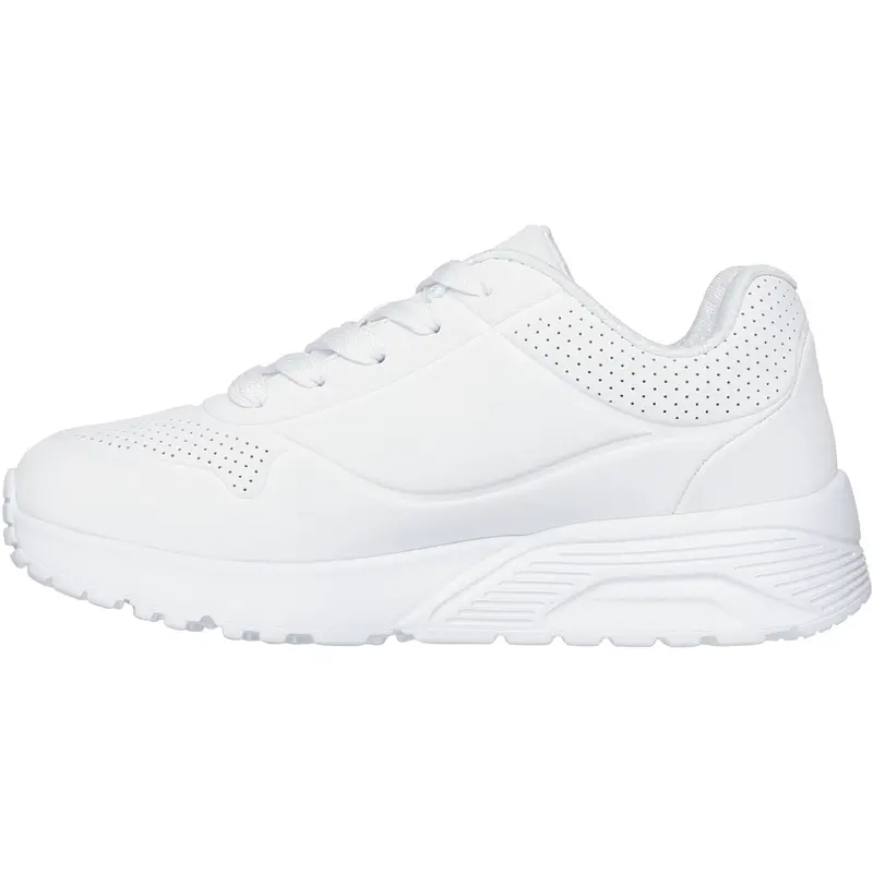 Skechers White Uno Lite - Metallic Joy 3