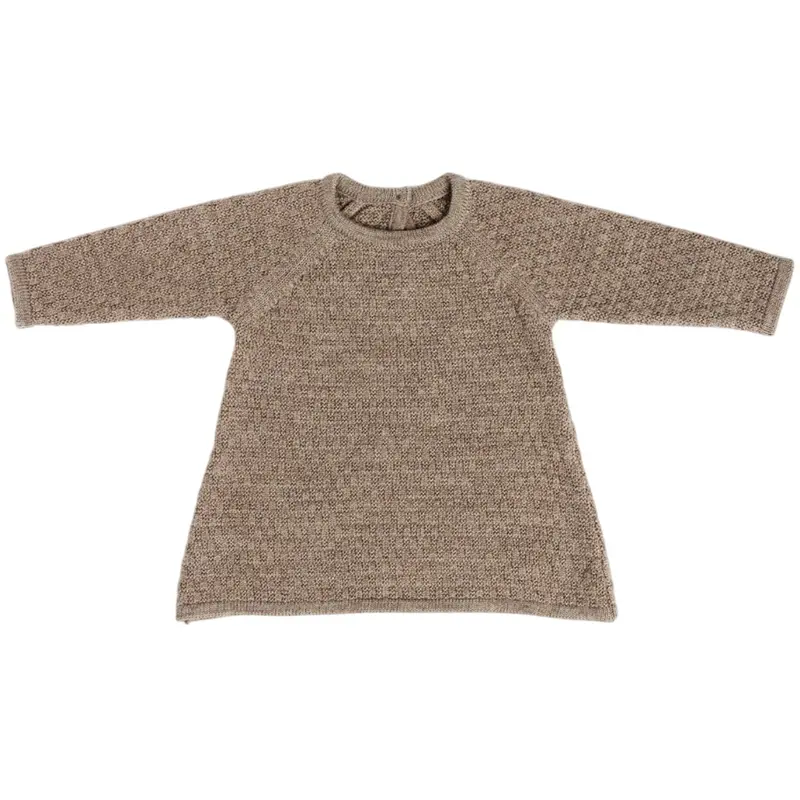 Smallstuff Nature Melange Kjole Square Strik Merino Uld 1