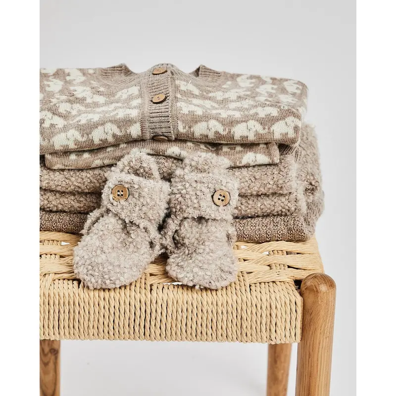 Smallstuff Nature Melange Vest Square Strik Merino Uld 2
