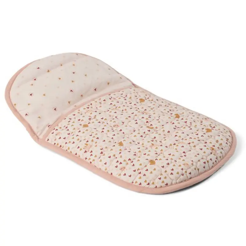 Smallstuff Soft Rose Hearts And Birds Sovepose Med Pude 1