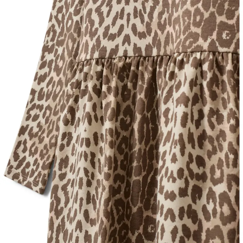 Sofie Schnoor Aop Beige Leopard Berrakb Kjole 2