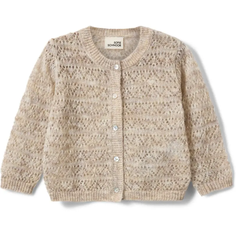 Sofie Schnoor Beige Hennykb Cardigan 1