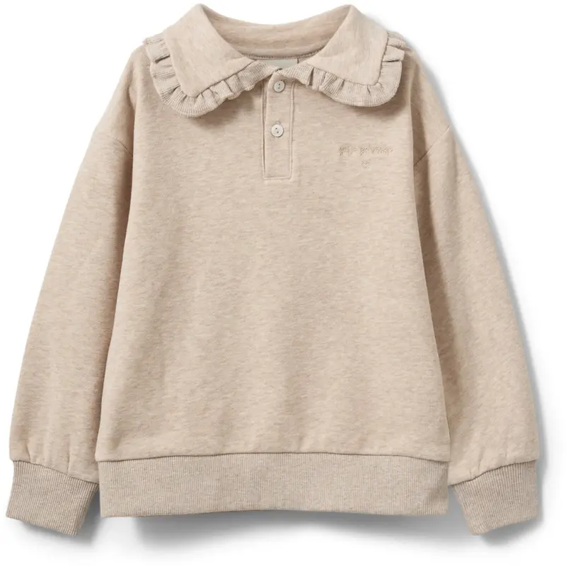 Sofie Schnoor Beige Melange Eliskb Sweatshirt 1