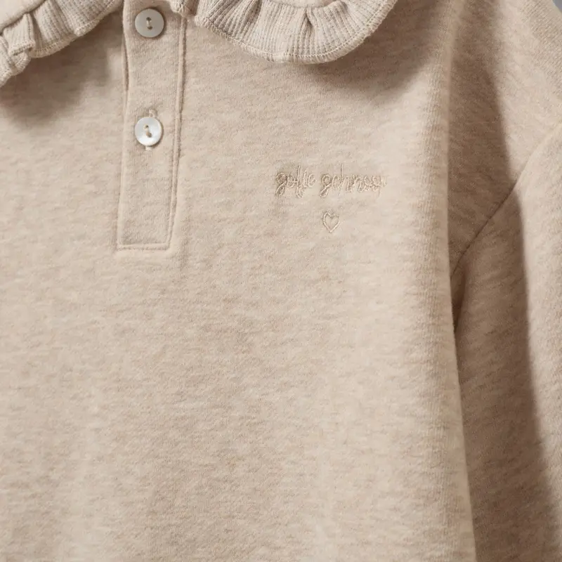 Sofie Schnoor Beige Melange Eliskb Sweatshirt 2
