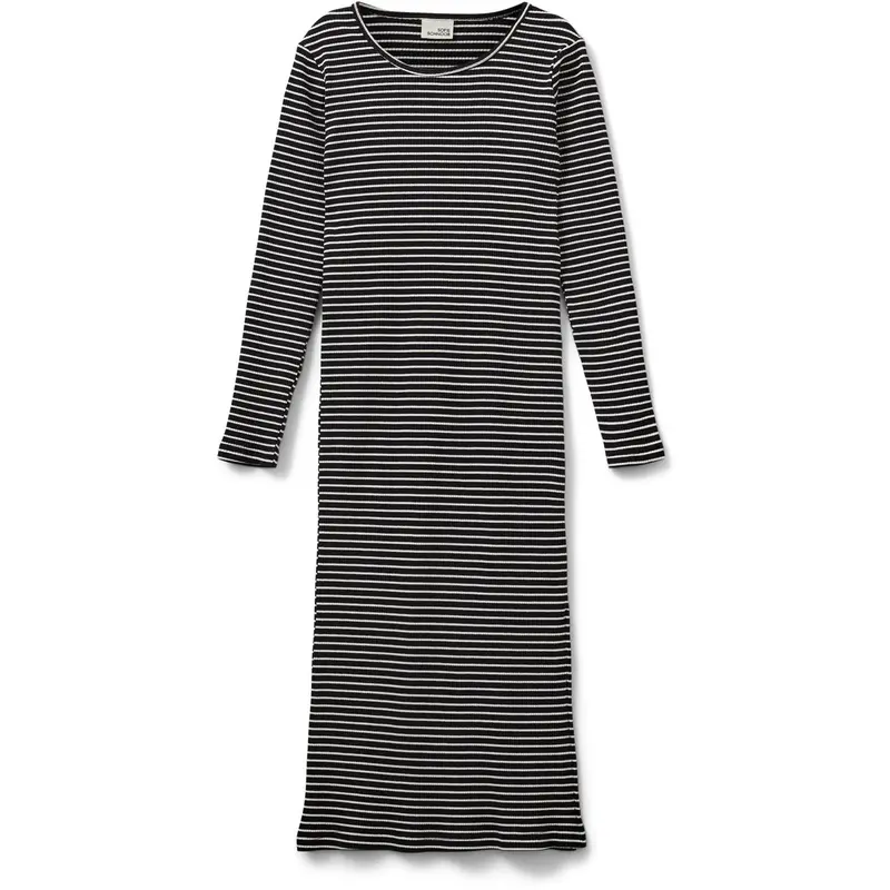 Sofie Schnoor Black Striped Facitasy Kjole 1