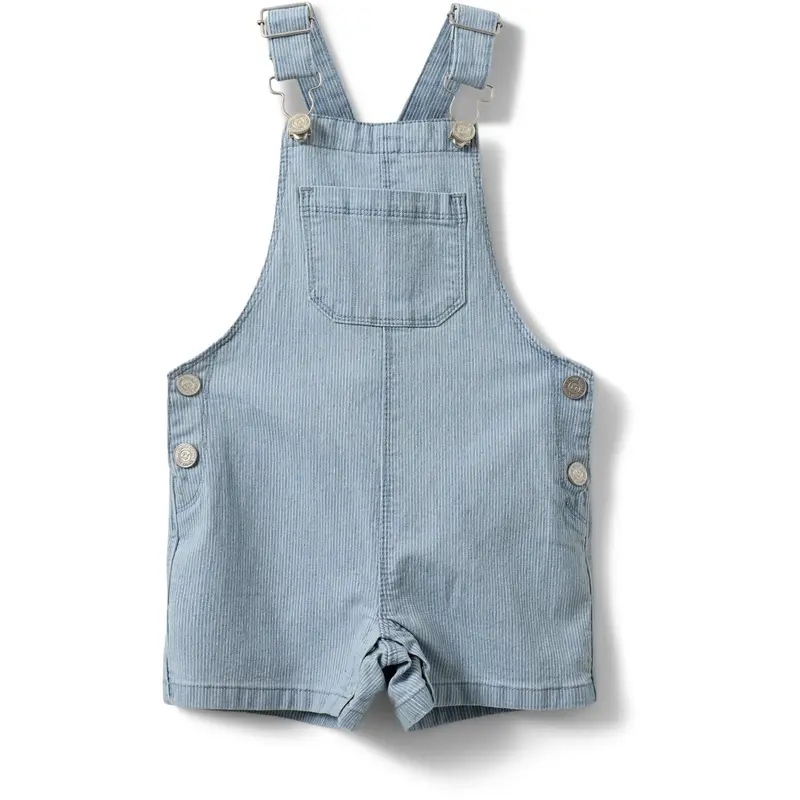 Sofie Schnoor Blue Denim Stripe Dereksb Smækbukser 1