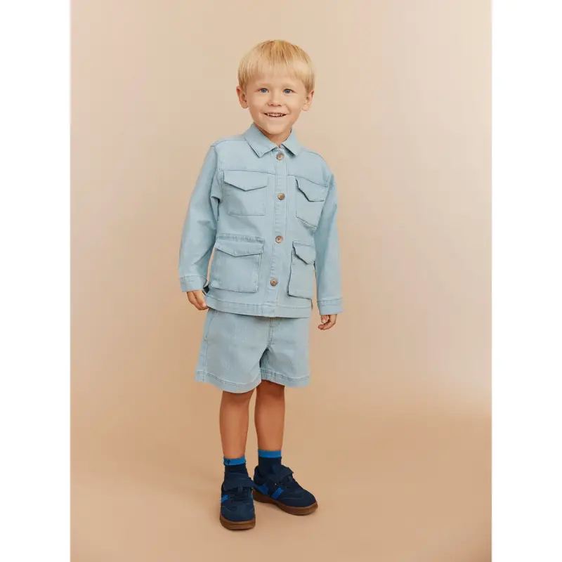 Sofie Schnoor Blue Denim Stripe Hectorsk Jakke 2