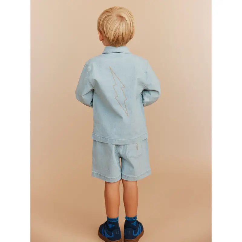 Sofie Schnoor Blue Denim Stripe Hectorsk Jakke 3