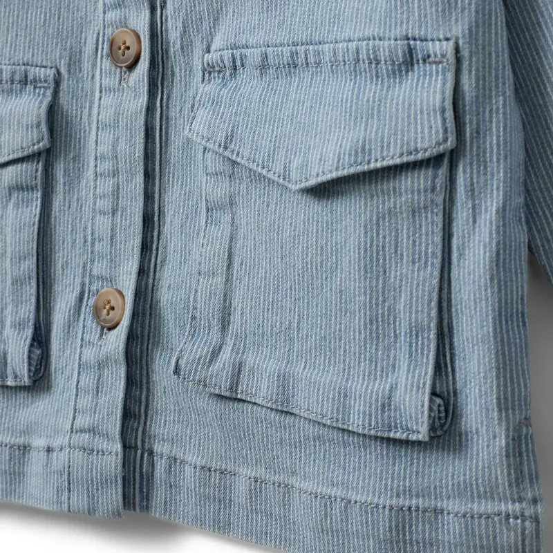Sofie Schnoor Blue Denim Stripe Hectorsk Jakke 4