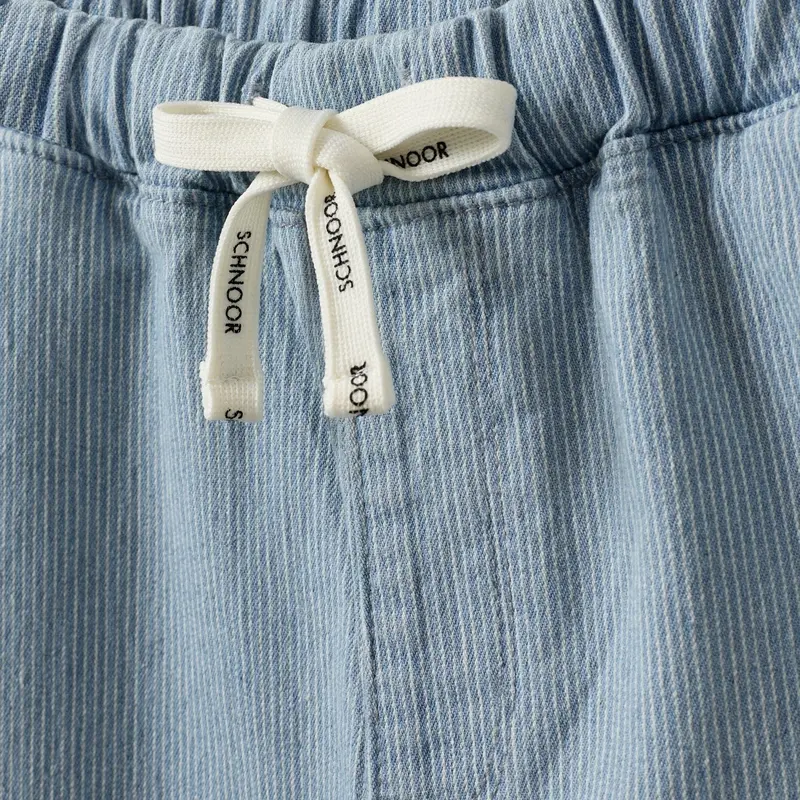 Sofie Schnoor Blue Denim Stripe Stormsk Shorts 2