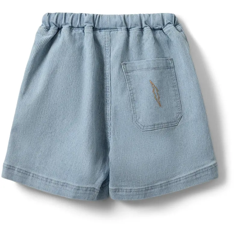 Sofie Schnoor Blue Denim Stripe Stormsk Shorts 3