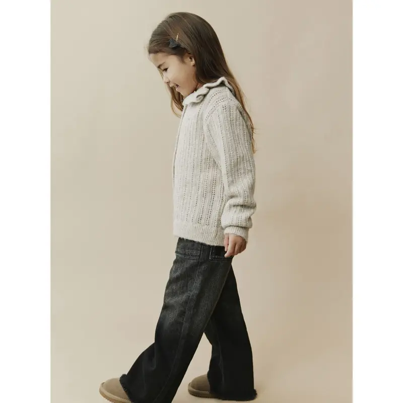 Sofie Schnoor Ecru Melange Hennysk Cardigan 3