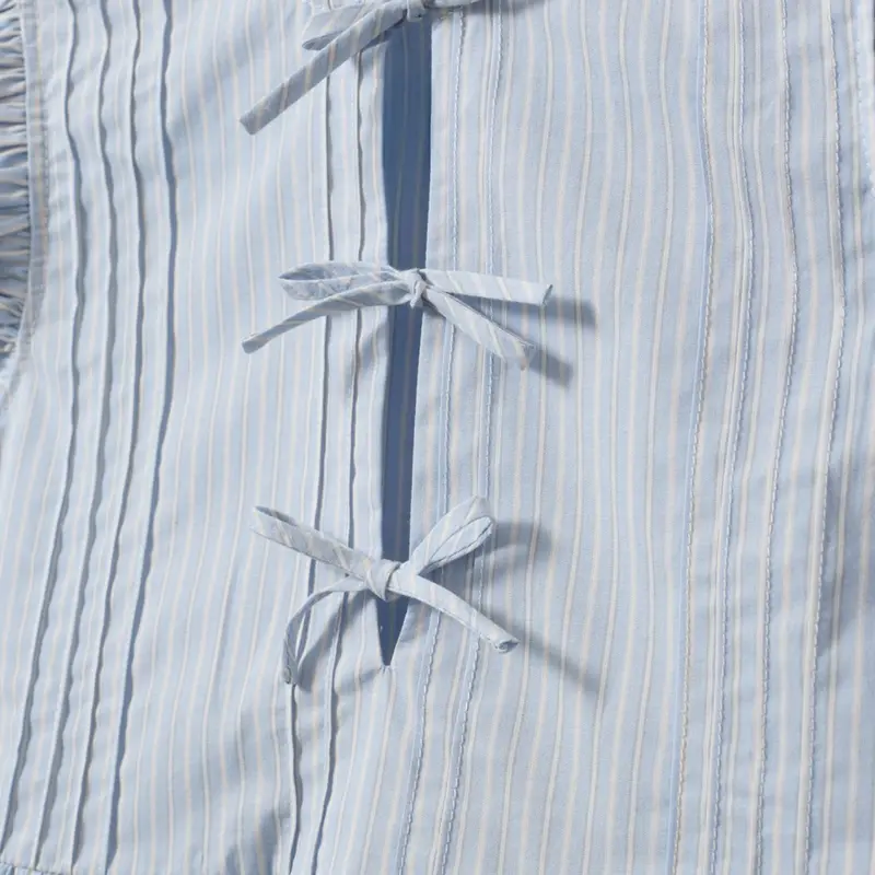 Sofie Schnoor Light Blue Striped Juliettesy Top 2